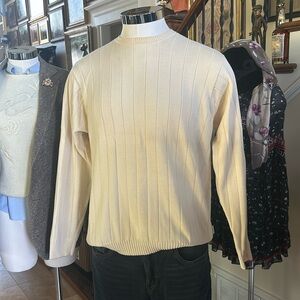 Men’s Izod Sz L Cotton Crewneck Sweater GUC